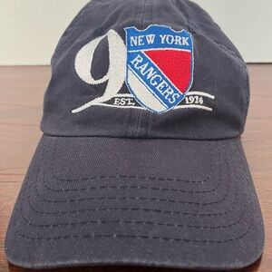 Vintage New York Rangers 90th Anniversary Apollo NHL Baseball Hat VETERAN